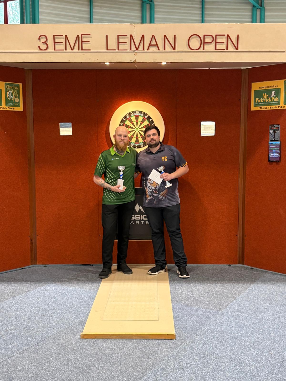 Léman Open 2026 - Open Einzel: Valentin Tagan (Sieger) und Yannick Cainzos (Finalist)